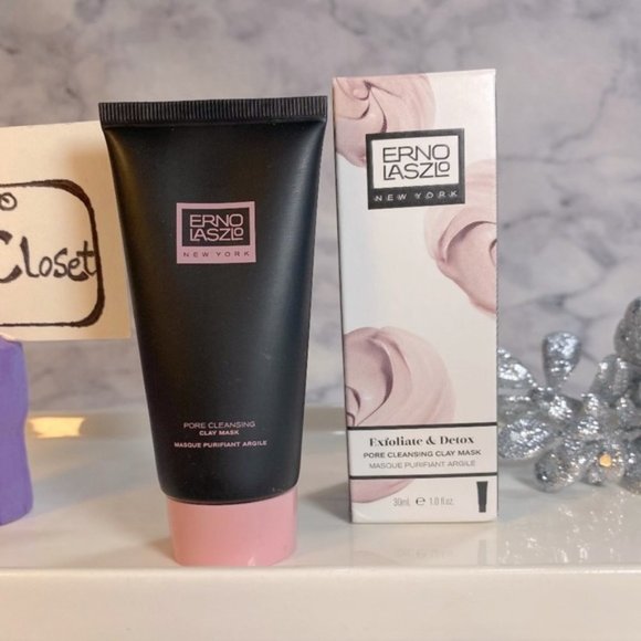 Erno Laszlo Exfoliate & Detox Pore Cleansing Clay Mask, NEW - Travel Size 30 ml - Picture 2 of 9